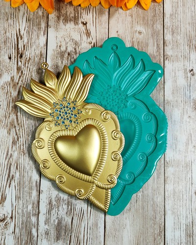 Stampo cuore sacro - sacro, in