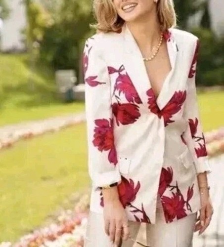 Blazer aperto zara raso - raso, stampa