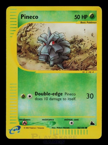 Pokemon card pineco 144 - pokemon, 86/144