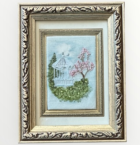 Gazebo floreale punto croce - , e