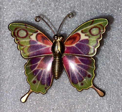 Spilla vintage farfalla - spilla,