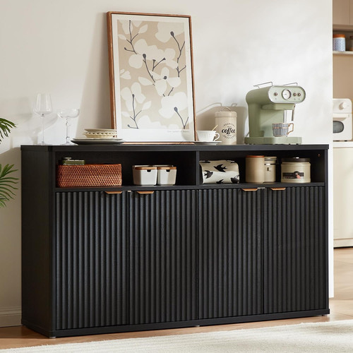 Leyaoyao fluted buffet cabinet - leyaoyao,