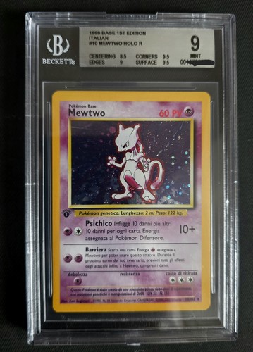 Carta pokémon mewtwo set base - pokémon,