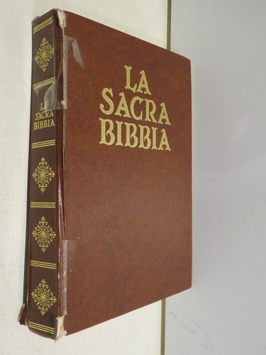 Sacra bibbia edizione - la,