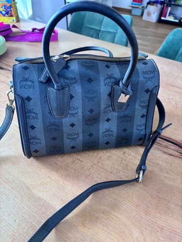 Borsa donna mcm usata grigia - mcm,
