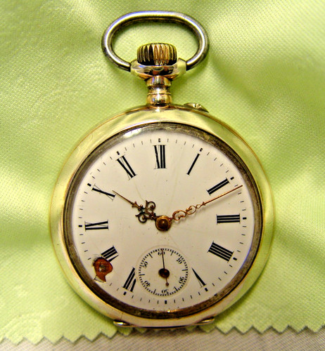 Antico silbertaschenuhr 48mm - silbertaschenuhr,