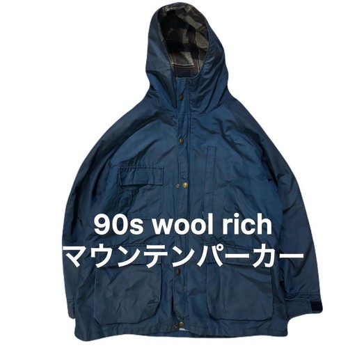 90s wool rich mountain parka