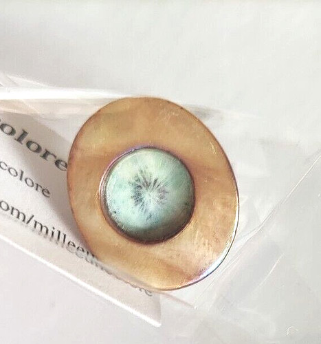 Anello vintage madreperlato