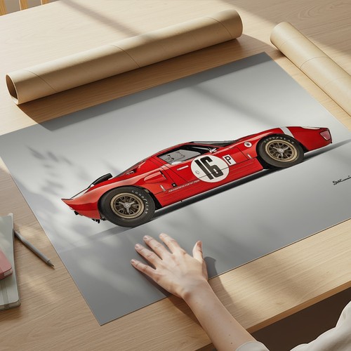 Poster stampa artistica ford - stampa,