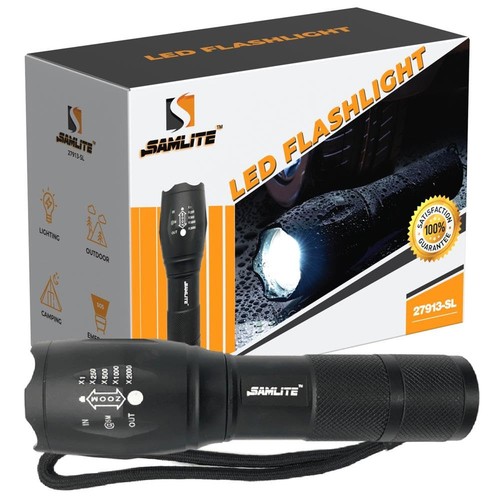 Led flashlight high - led, powered