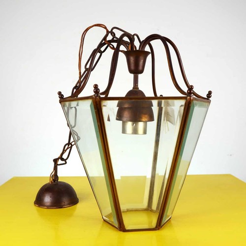 Lampadario anni vetro - 60, e