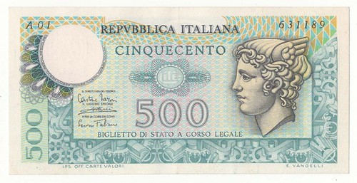 500 lire mercurio prima serie - 500,