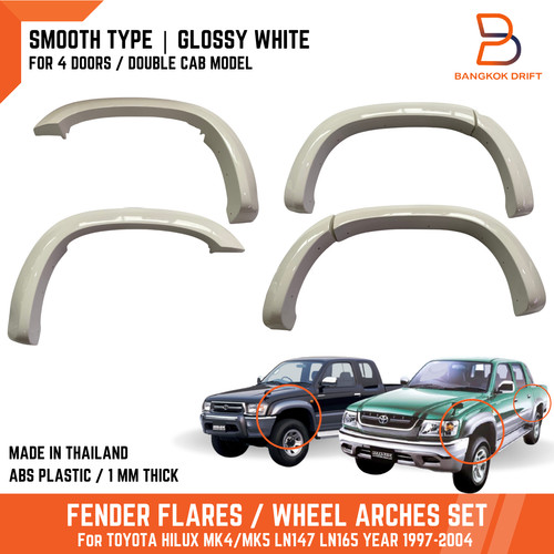 Parafango bianco arco - 4",