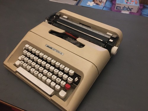 Macchina scrivere olivetti - macchina, da