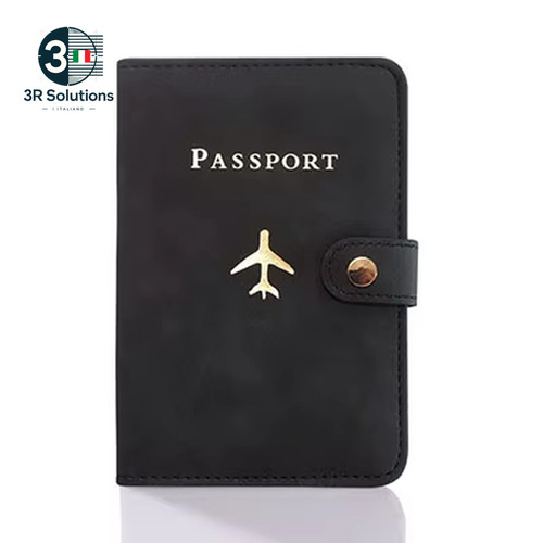 Porta passaporto pelle - passaporto, in