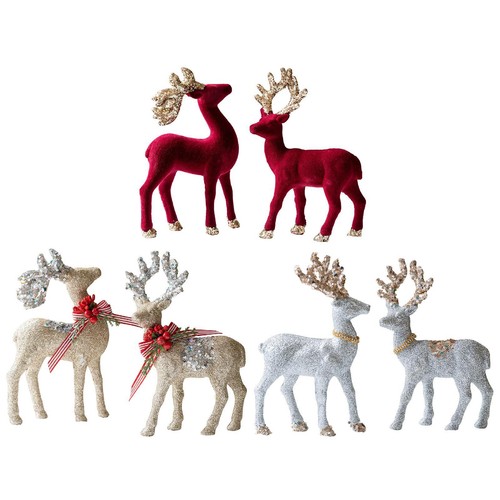 Pezzi statuette renne - pezzi, di