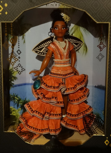 Poupée vaiana disney designer - poupée,