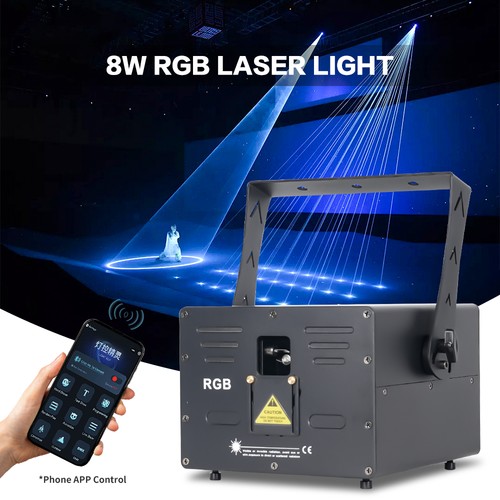 Luce laser animazione rgb - luce, 8w