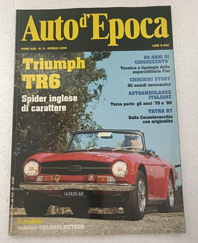 Auto epoca 1996 triumph - auto,