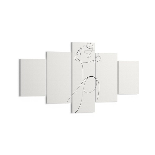 Quadro tela 125x70cm linea - quadro,