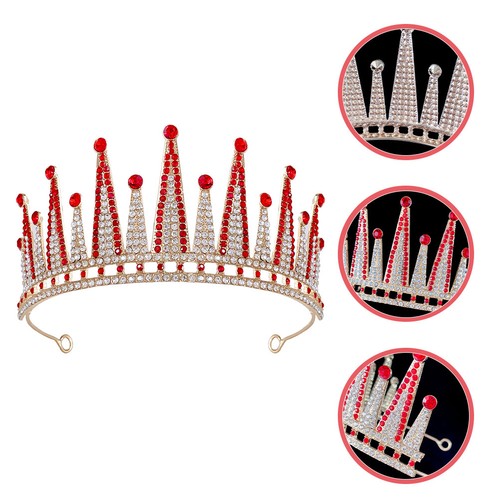 Corona barocca rossa - , donna