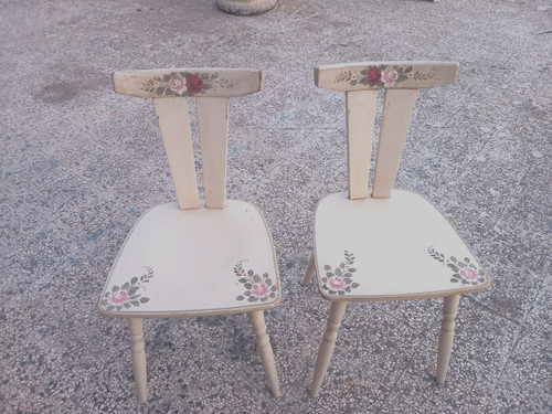 Coppia sedie veneziane - sedie,
