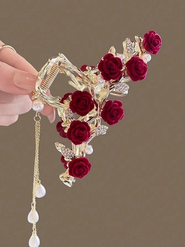 Clip artiglio capelli - , rosa