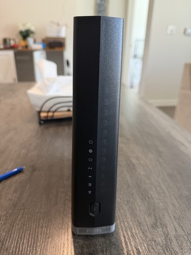 Zyxel black modem router - zyxel,