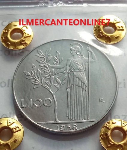 100 lire 1958 periziate - 100,