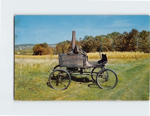 Cartolina 1889 locomobile - cartolina,