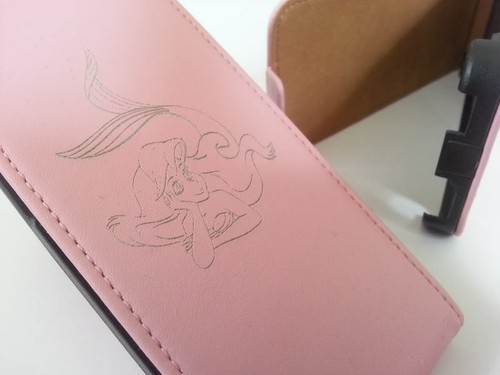 Custodia telefono flip rosa