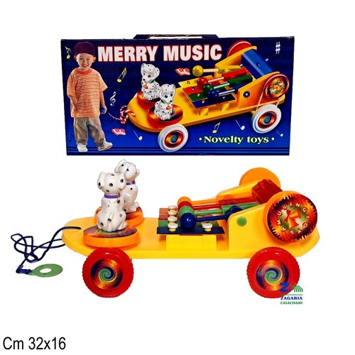 Carrello carrellino musicale - carrello,