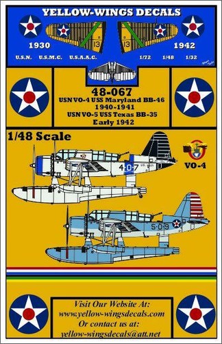 Decalcomanie ali gialle 48 - ali, 1/48