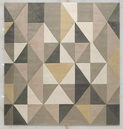 Tappeto triangolo geometrico