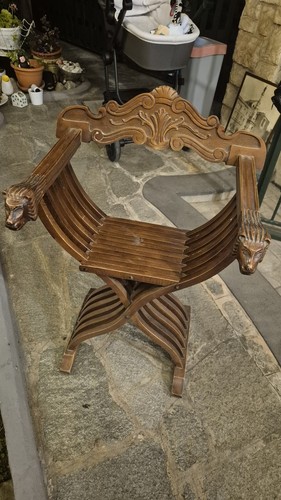Savonarola sedia con teste - savonarola,