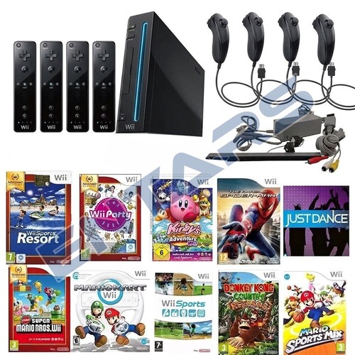 Nintendo wii console nera - , 4