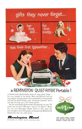 Remington rand quiet riter - remington, 'quiet-riter'