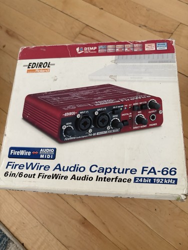 Edirol firewire audio - edirol, fa-66