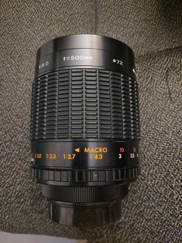Samyang 500mm obiettivo - 500mm, f8