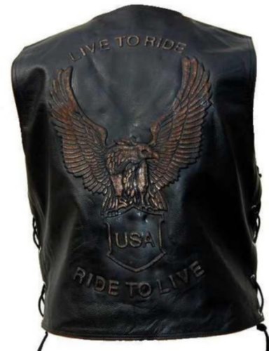 Nuovo gilet pelle in - nuovo,