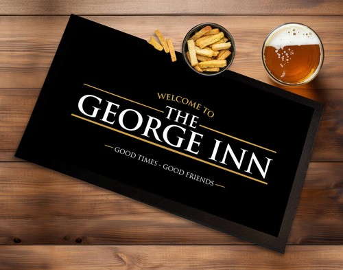 Personalised bar mat - mat,