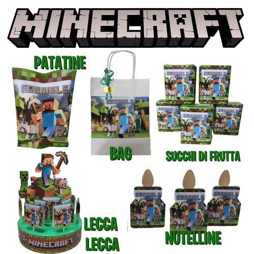 Minecraft kit party - 60, pz
