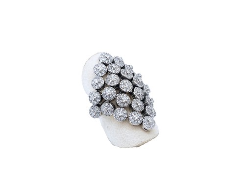 Anello grande con pavé - grande,