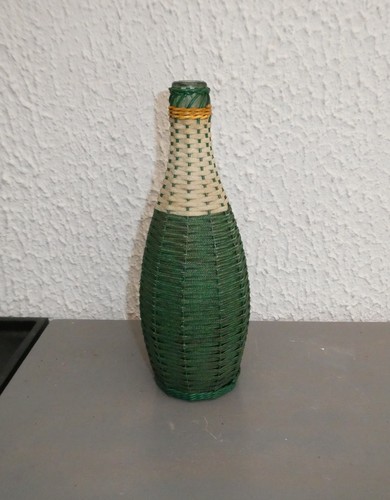 Vintage bouteille scoubidou - -,