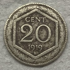 Moneta centesimi 1919 - 20,