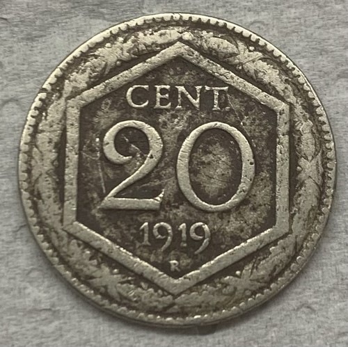 Moneta centesimi 1919 - moneta,