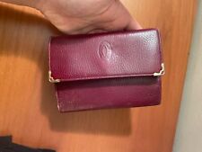 Portafoglio In Pelle Cartier Vintage 