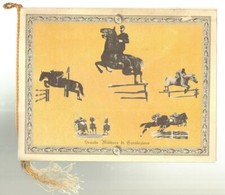 Calendario Scuola Militare di Equitazione anno 1971 con cordoncino. Esercito Ita