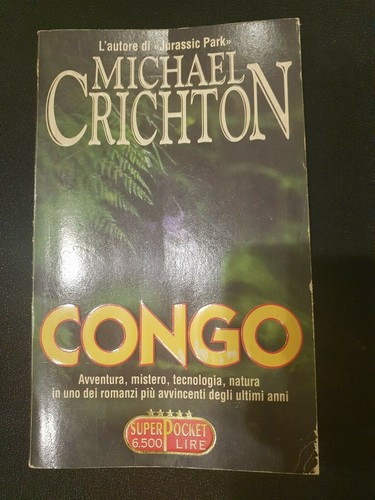 Libro congo michael crichton - michael,