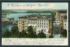 Hamburg Blick auf die beiden